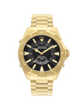 Relógio Technos Masculino Skydiver Dourado