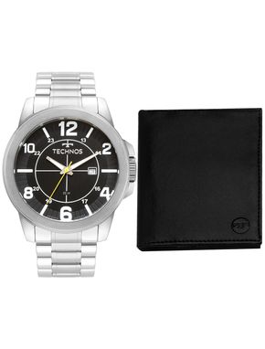 Kit Technos Masculino Racer Prata