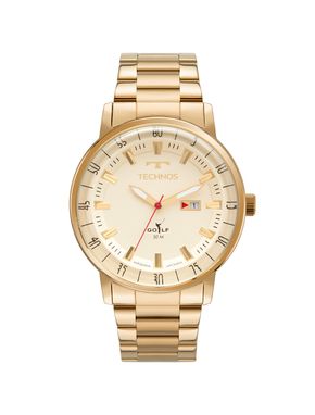 Relógio Technos Masculino Golf Dourado