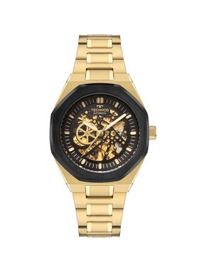 Relógio Technos Masculino Automático Skeleton Bicolor