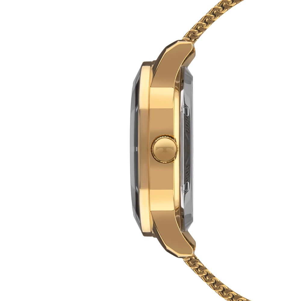 小物 TT3900 Relógio Technos Masculino Automatico Dourado - G3266ZHAA/1K