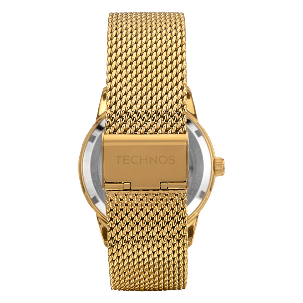 Relógio Technos Masculino Automatico Dourado - G3266ZHAA/1K
