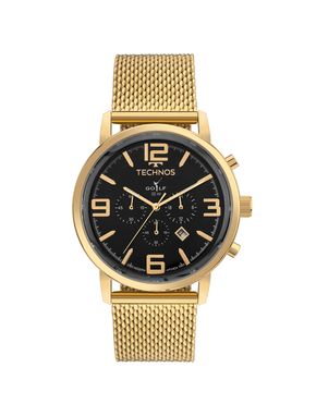 Relógio Technos Masculino Golf Dourado