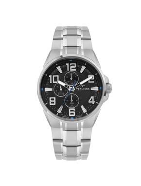 Relógio Technos Masculino Skymaster Prata