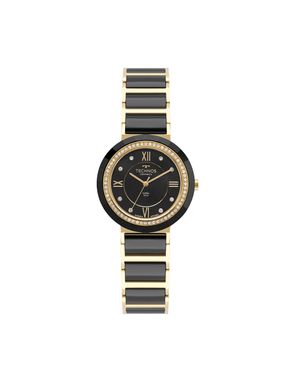 Relógio Technos Feminino Cerâmica Dourado