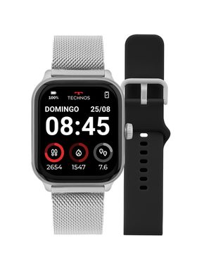 Smartwatch Technos Connect Max Pro Prata
