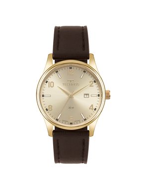 Relógio Technos Masculino Steel Dourado