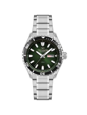 Relógio Technos Masculino Automático Diver Prata