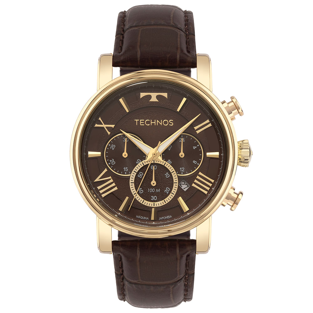 hito0157様* size100 Relógio Technos Masculino Grandtech Dourado - JS25BDA/0M