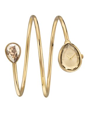 Relógio Technos Feminino Crystal Dourado