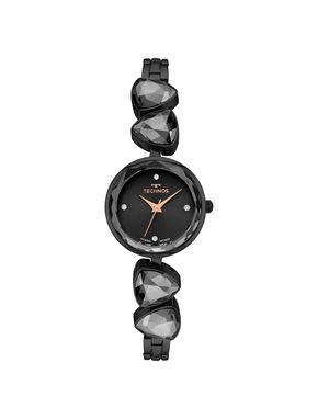 Relógio Technos Feminino Crystal Preto