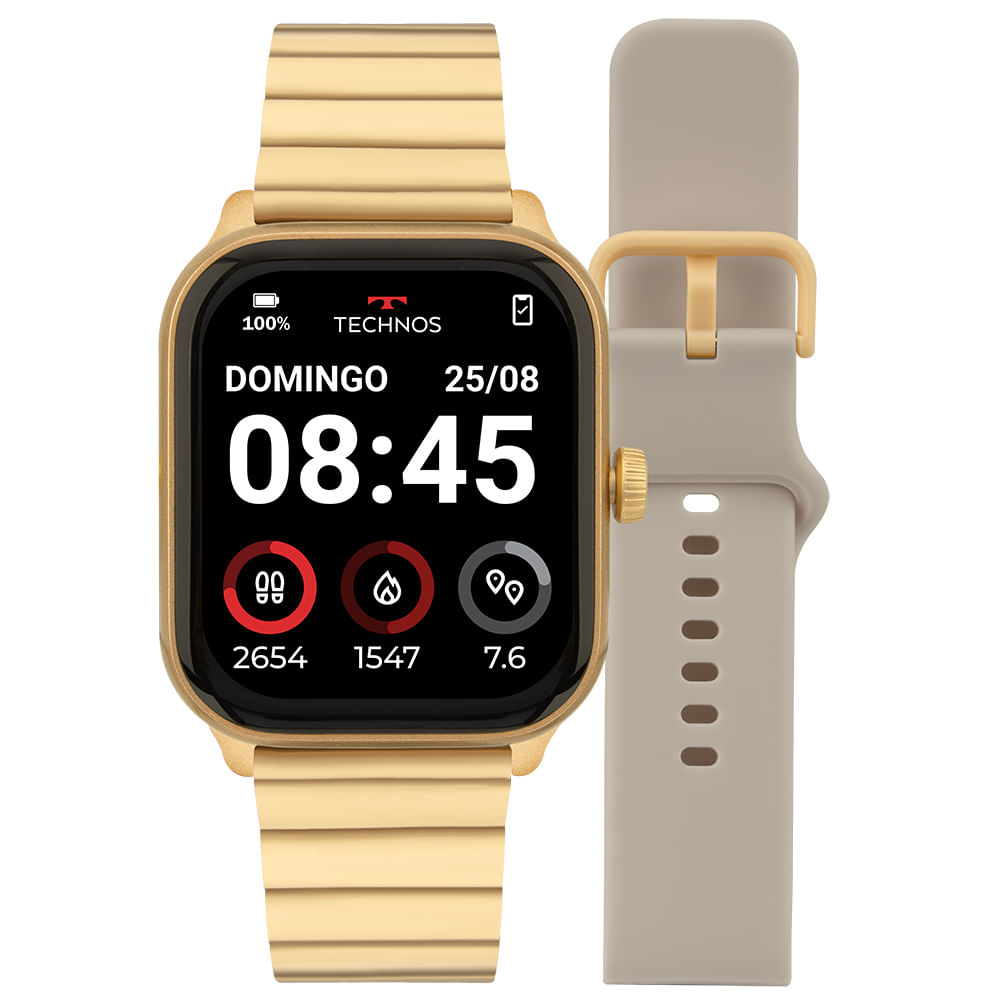 Relogio Smartwatch Unissex Connect Dourado - TMAXPAD/9D