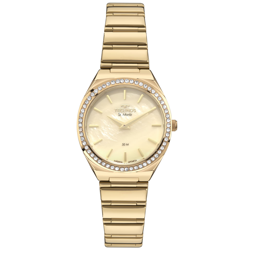 0306です。 Relógio Technos Feminino St.moritz Dourado - 2025LVD/1X
