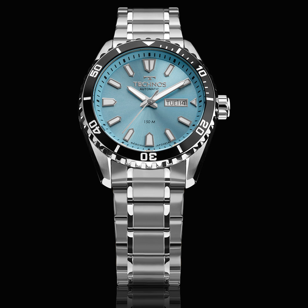 Relógio Technos Masculino Diver Prata - 8205PM/1A