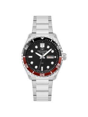 Relógio Technos Masculino Automático Diver Prata