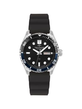 Relógio Technos Masculino Automático Diver Prata