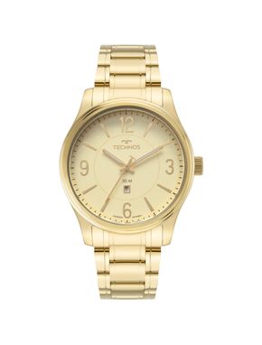 Relógio Technos Masculino Steel Dourado