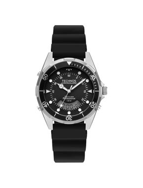 Relógio Technos Masculino Skydiver Prata