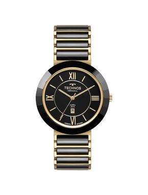 Relógio Technos Feminino Cerâmica Dourado