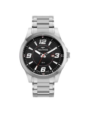 Relógio Technos Masculino Racer Prata