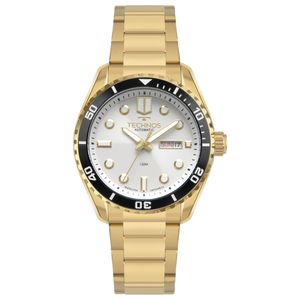 Relógio Technos Masculino Automático Diver Dourado - 8205OZ/1X