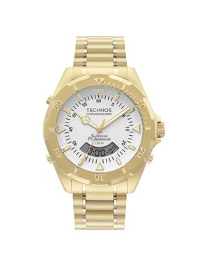 Relógio Technos Masculino Skydiver Dourado