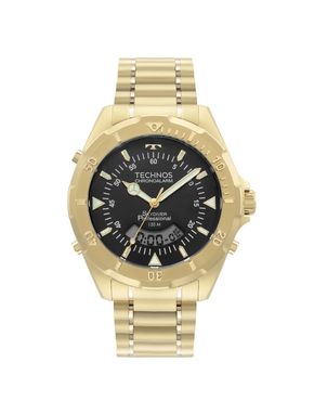 Relógio Technos Masculino Skydiver Dourado