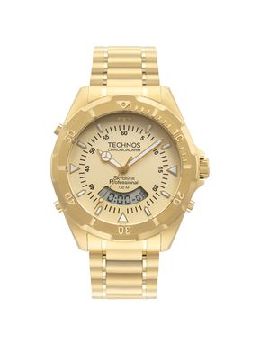 Relógio Technos Masculino Skydiver Dourado