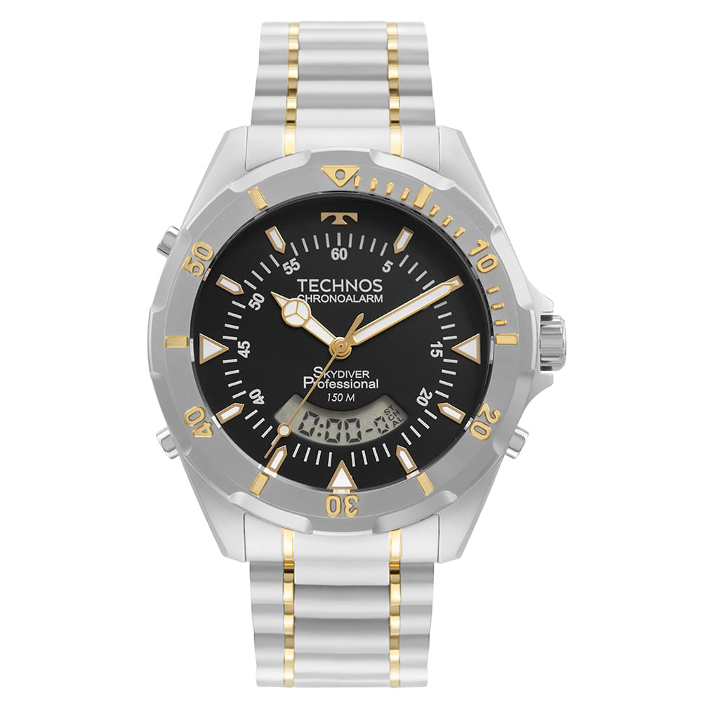 Relógio Technos Masculino Skydiver Bicolor - WT2050AXN/1P