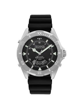 Relógio Technos Masculino Skydiver Prata