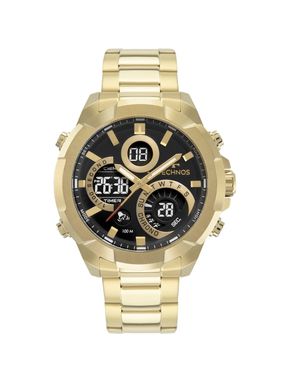 Relógio Technos Masculino Digitech Dourado