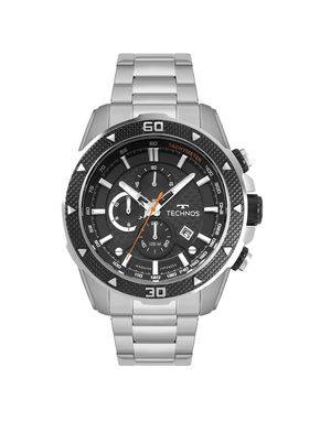 Relógio Technos Masculino Ts Carbon Prata