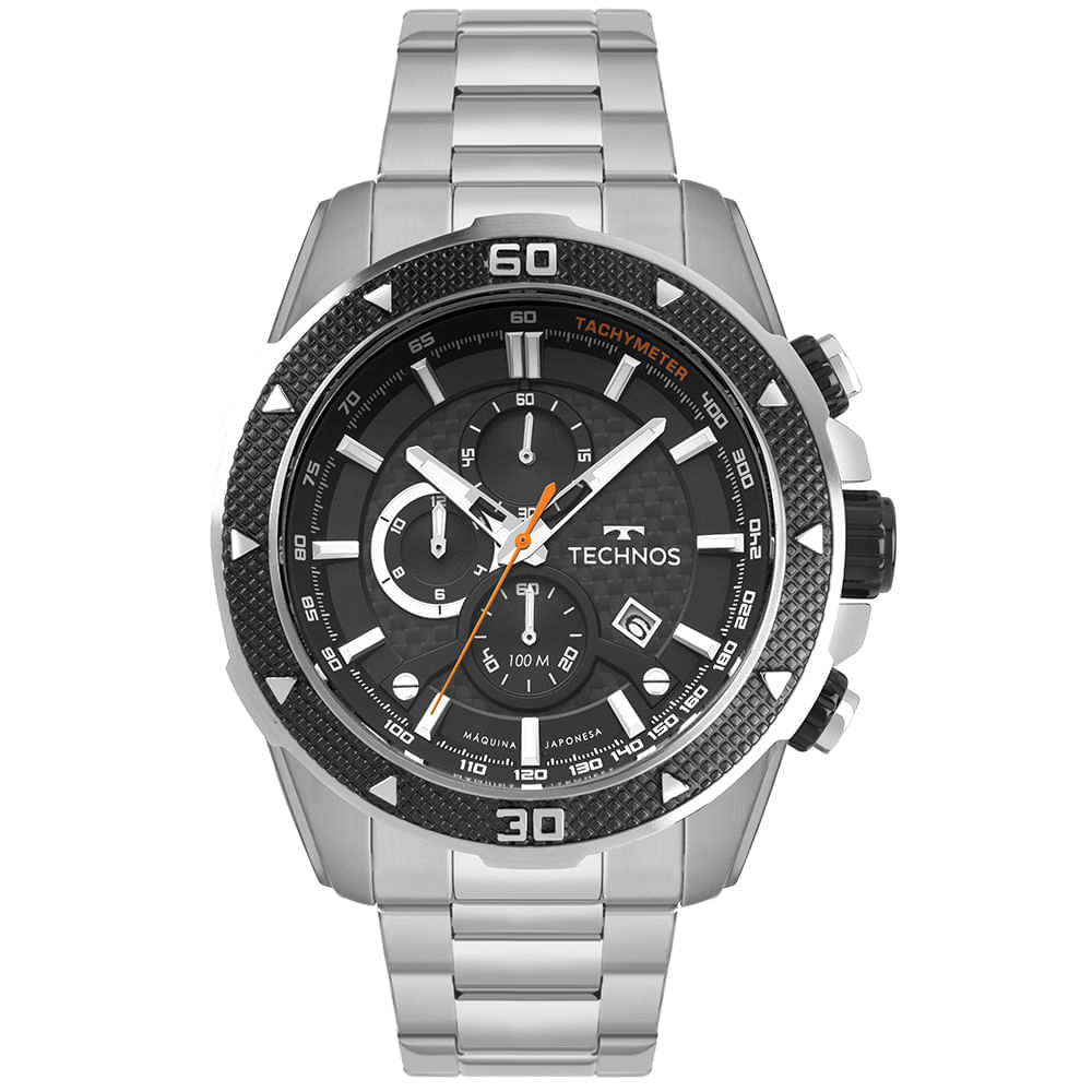 Relógio Technos Masculino Ts Carbon Prata - OS1ACB/1P
