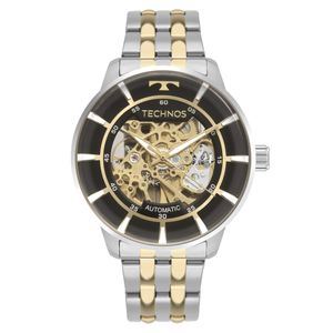 Relógio Technos Masculino Automático Skeleton Bicolor - G3265AM/1P