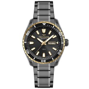 Relógio Technos Automático Masculino  Diver Bicolor - 8205PC/1P
