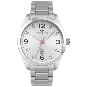 Relógio Technos Masculino Militar Prata - 2115TZP/1B