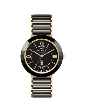 Relógio Technos Feminino Cerâmica Dourado