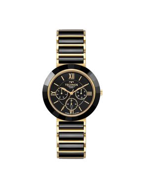 Relógio Technos Feminino Cerâmica Dourado