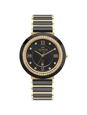 Relógio Technos Feminino Cerâmica Dourado