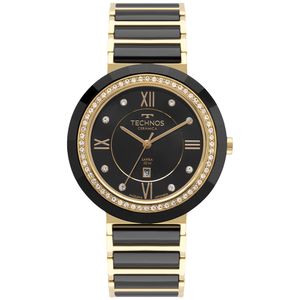 Relógio Technos Feminino Cerâmica Dourado - 2015CEJ/2P