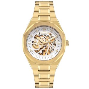 Relógio Technos Masculino Automático Skeleton Dourado - G3265BB/1K