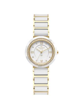 Relógio Technos Feminino Cerâmica Dourado