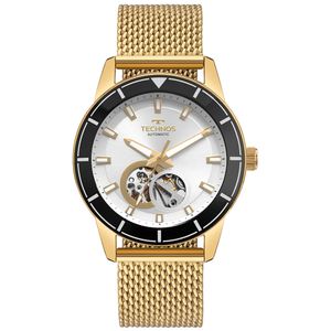 Relógio Technos Automatico Masculino  Open Heart Dourado - G3266ZHAA/1K