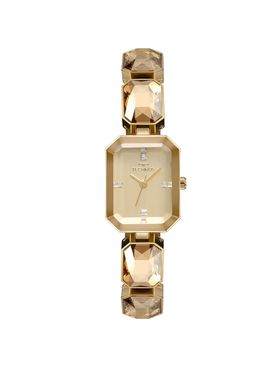 Relógio Technos Feminino Crystal Dourado