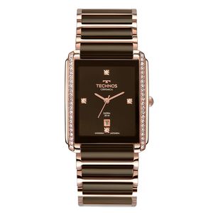 Relógio Technos Feminino Cerâmica Rosé - GN10AZ/1M