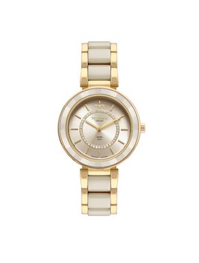Relógio Technos Feminino Cerâmica Dourado