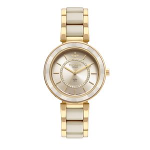 Relógio Technos Feminino Cerâmica Dourado - 2036MKP/1X