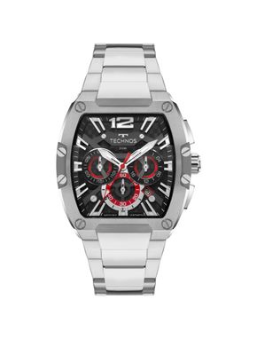 Relógio Technos Masculino Ts Carbon Prata