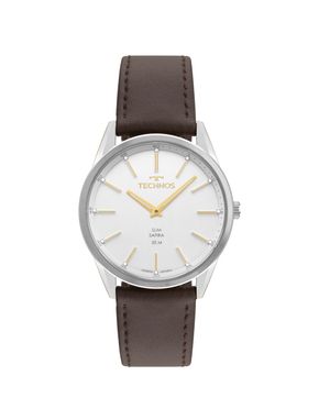 Relógio Technos Masculino Slim Prata